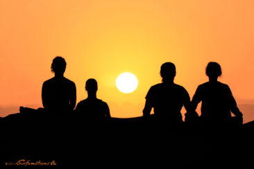 Sunset meditation with Apura Yoga